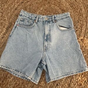 ZARA RELAXED DENIM SHORTS